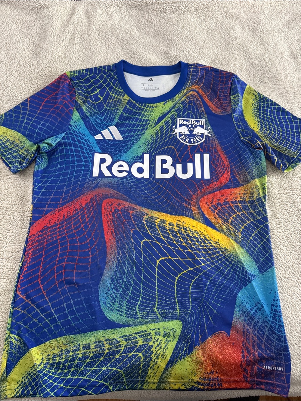 New York Red Bulls 🇺🇸 2025 Adidas MLS Pre-match Training Jersey